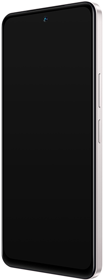 Ein Smartphone mit leerem, schwarzem Bildschirm.