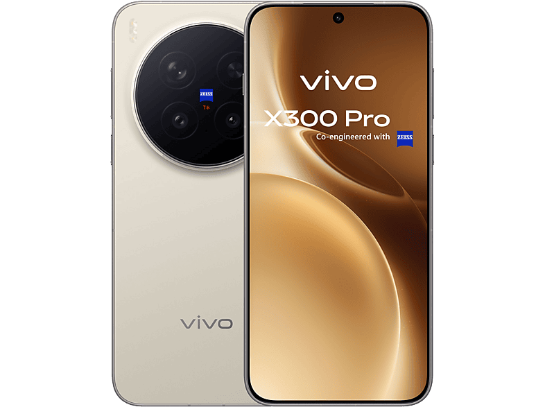 VIVO X300 Pro 5G, 512 GB, Dune Brown, Dual SIM