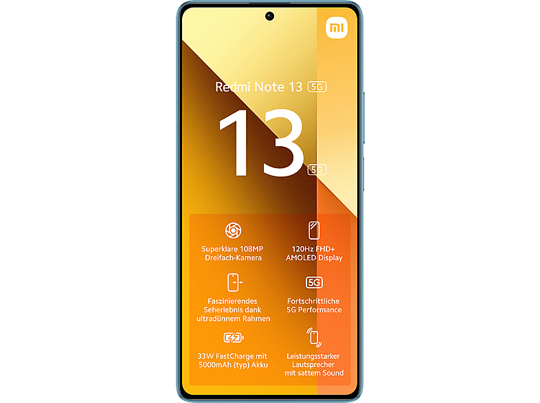 XIAOMI Redmi Note 13 5G 256 GB, Ocean Teal, Dual SIM