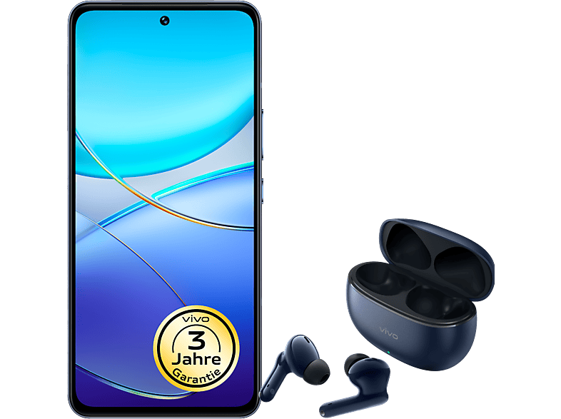 VIVO V40 SE 4G inkl. Vivo TWS Kopfhörer 256 GB, Crystal Black, Dual SIM
