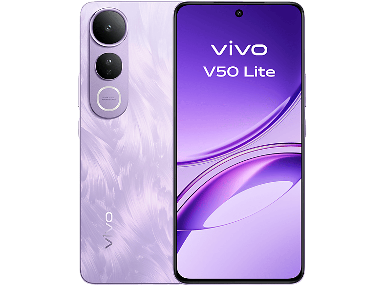 VIVO V50 Lite 4G 256 GB, Fantasy Purple, Dual SIM