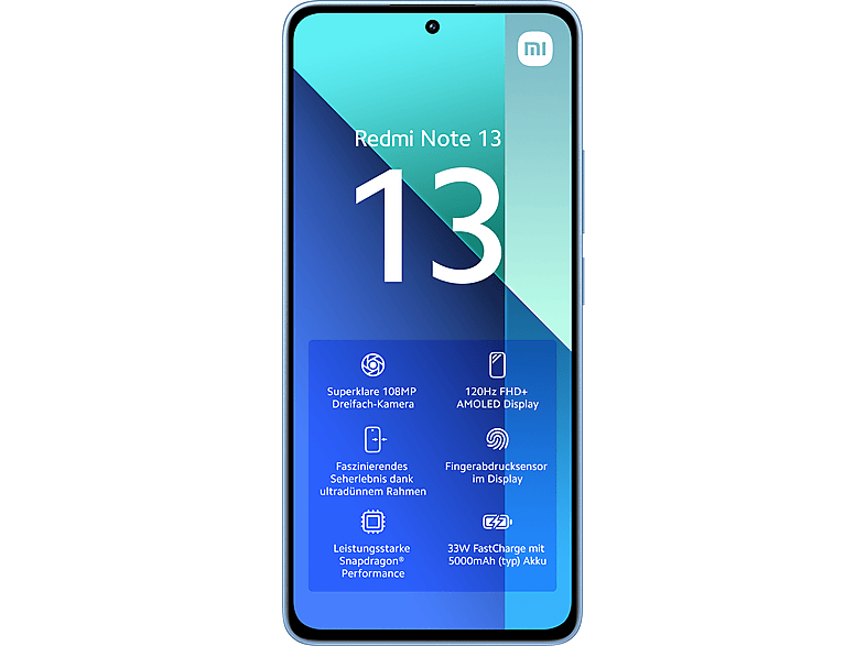 XIAOMI Redmi Note 13 128 GB, Ice Blue, Dual SIM