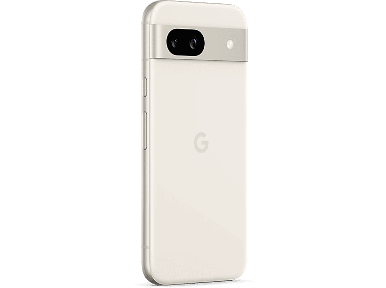 GOOGLE Pixel 8a 128 GB, Porcelain, Dual SIM