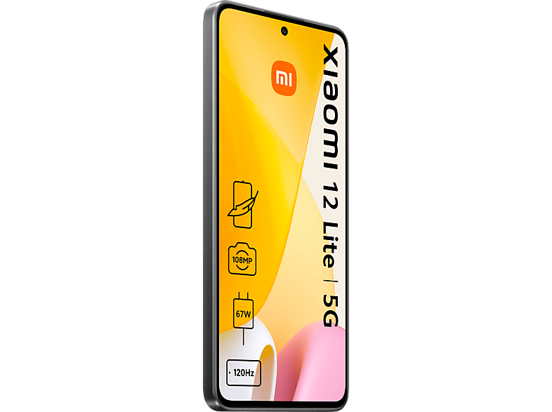 XIAOMI 12 Lite 5G 8+128GB, Schwarz 128 GB, Black, Dual SIM