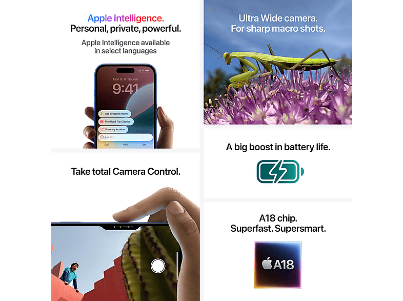 APPLE iPhone 16 Plus 256 GB, Black, Dual SIM