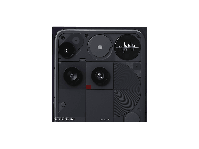 NOTHING Phone (3) 256 GB, Schwarz, Dual SIM