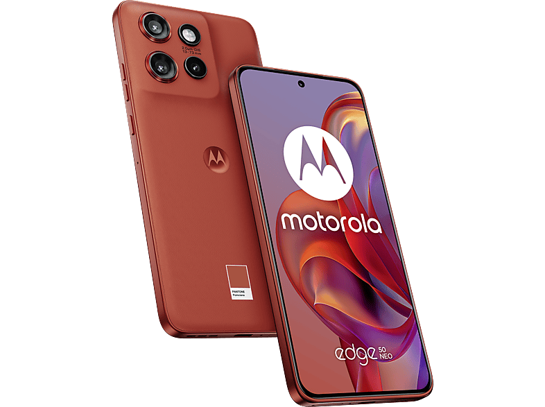 MOTOROLA edge 50 NEO 512 GB, Pantone Poinciana, Dual SIM