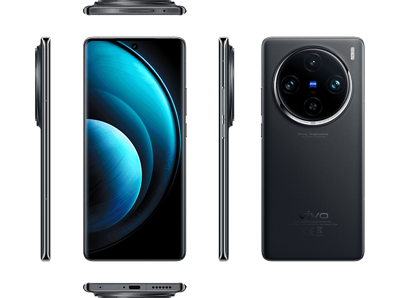 VIVO X100 Pro 512 GB, Asteroid Black, Dual SIM