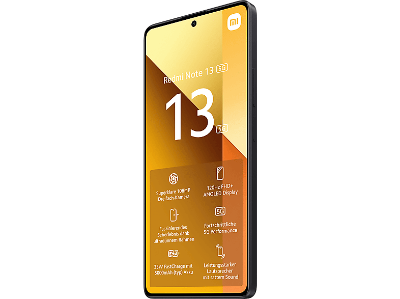 XIAOMI Redmi Note 13 5G 256 GB, Graphite Black, Dual SIM