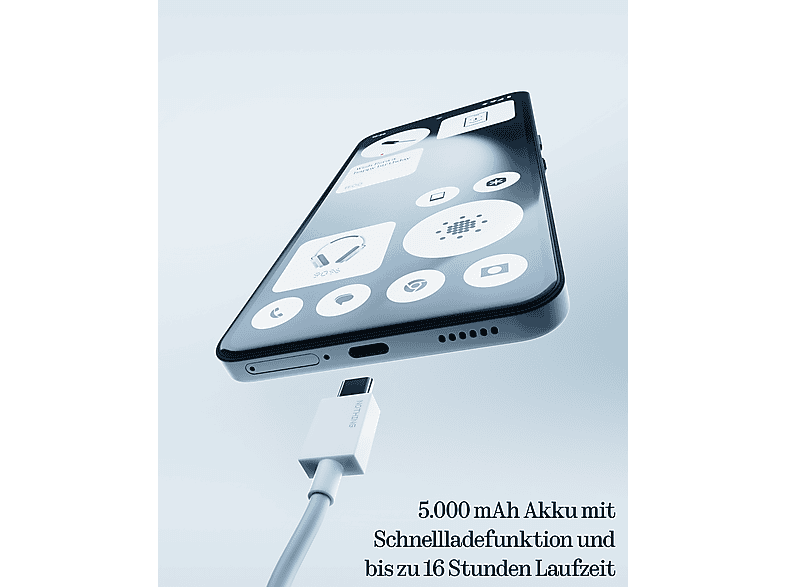 NOTHING Phone (3a) Lite, 128 GB, Schwarz, Dual SIM