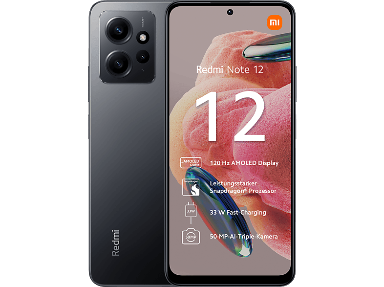 XIAOMI Redmi Note 12 128GB, Onyx Gray