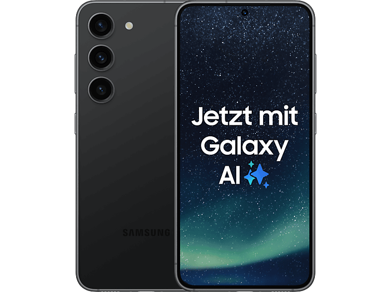 SAMSUNG Galaxy S23 5G 256GB, Phantom Black 256 GB, Black, Dual SIM