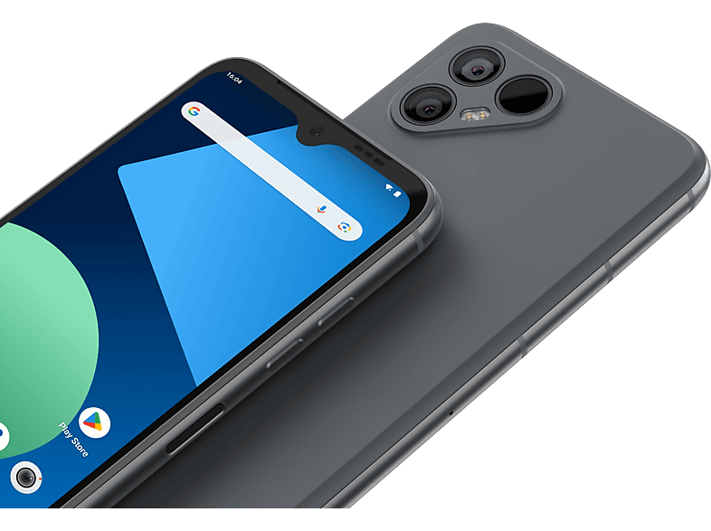 FAIRPHONE 4 5G 6+128GB, Grau 128 GB, Grau, Dual SIM