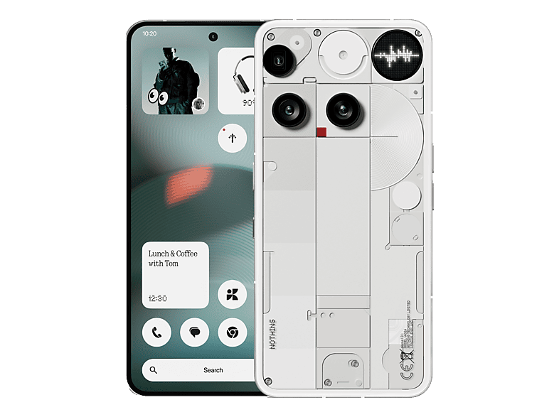 NOTHING Phone (3) 512 GB, Weiß, Dual SIM