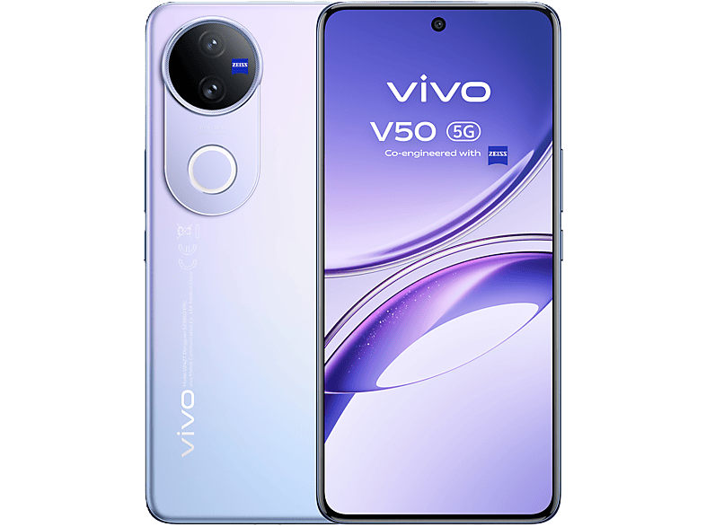VIVO V50 5G 512 GB, Mist Purple, Dual SIM
