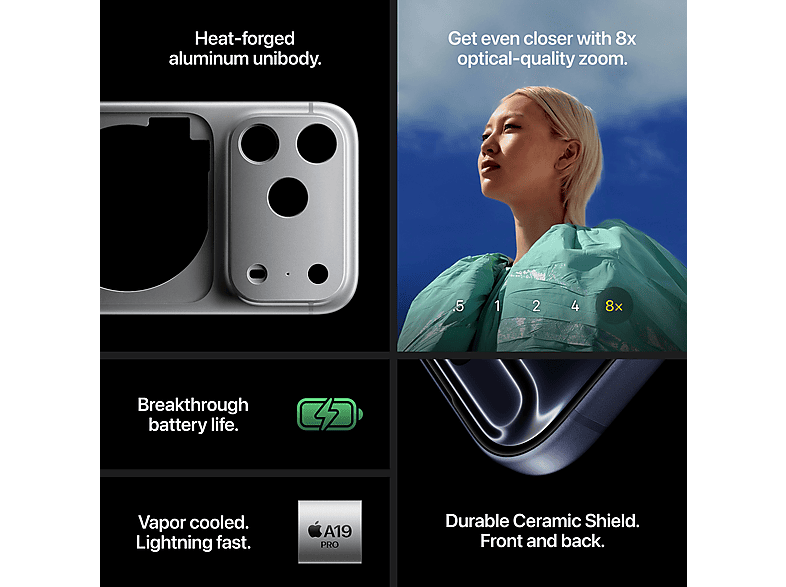 APPLE iPhone 17 Pro Max 256 GB, Cosmic Orange, Dual SIM