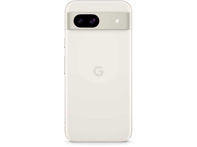 GOOGLE Pixel 8a 128 GB, Porcelain, Dual SIM