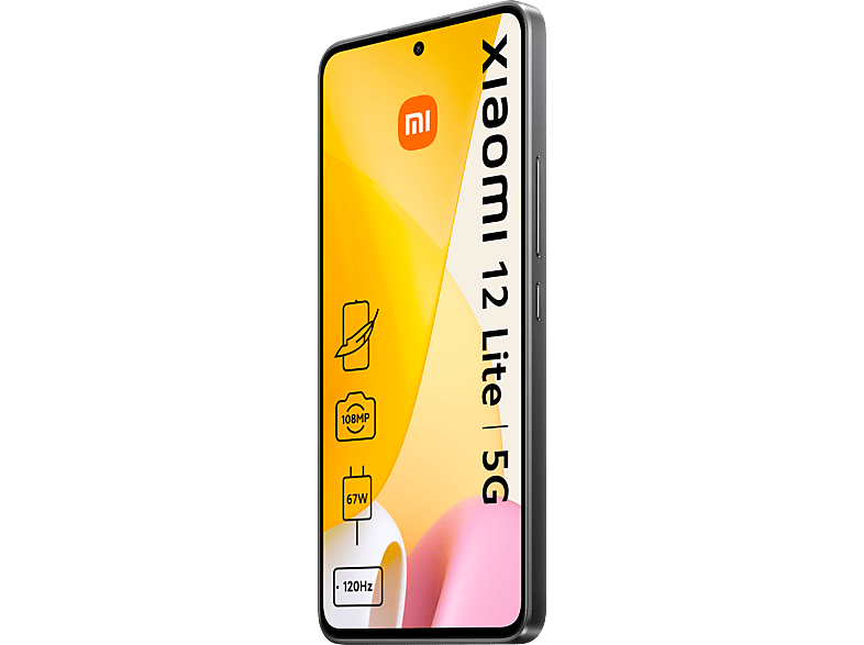 XIAOMI 12 Lite 5G 8+128GB, Schwarz 128 GB, Black, Dual SIM