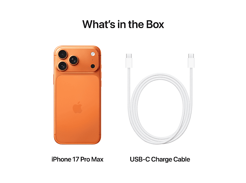 APPLE iPhone 17 Pro Max 1 TB, Cosmic Orange, Dual SIM