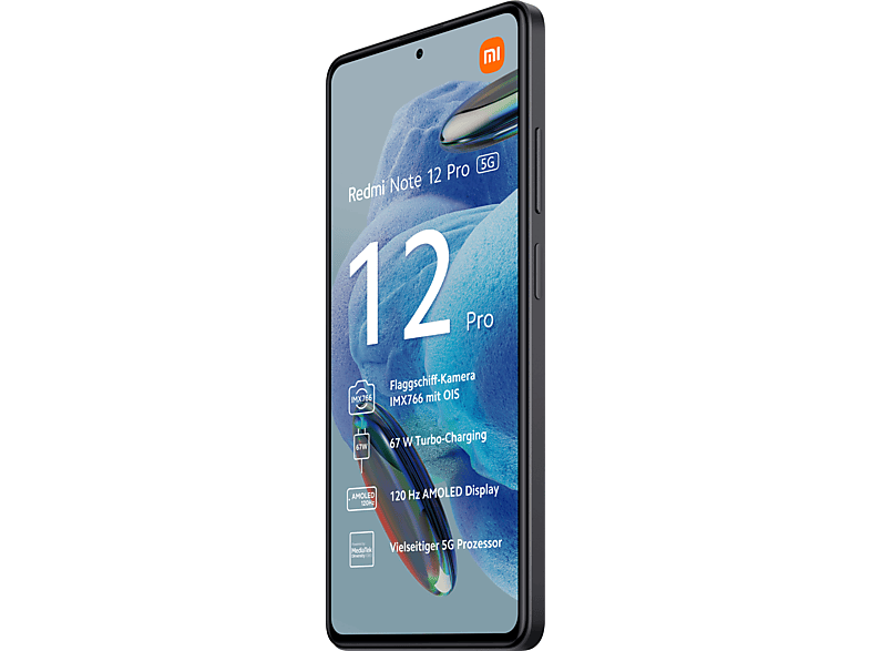 XIAOMI Redmi Note 12 Pro 5G 256GB, Midnight Black 256 GB, Black, Dual SIM