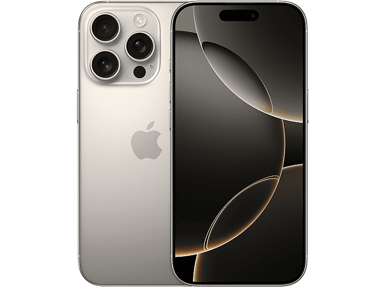 APPLE iPhone 16 Pro 256 GB, Titan Natur, Dual SIM