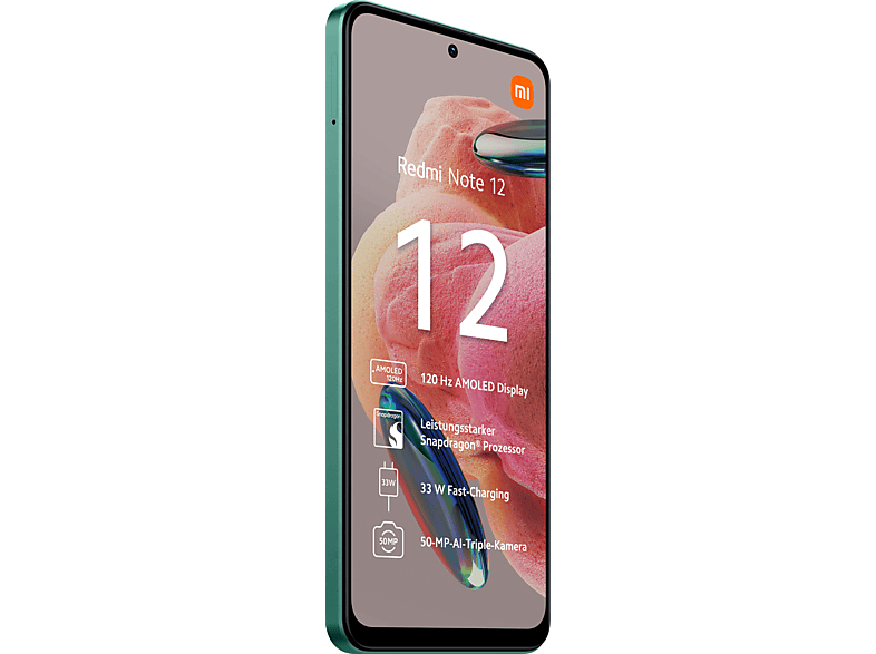 XIAOMI Redmi Note 12 128GB, Mint Green 128 GB, Green, Dual SIM