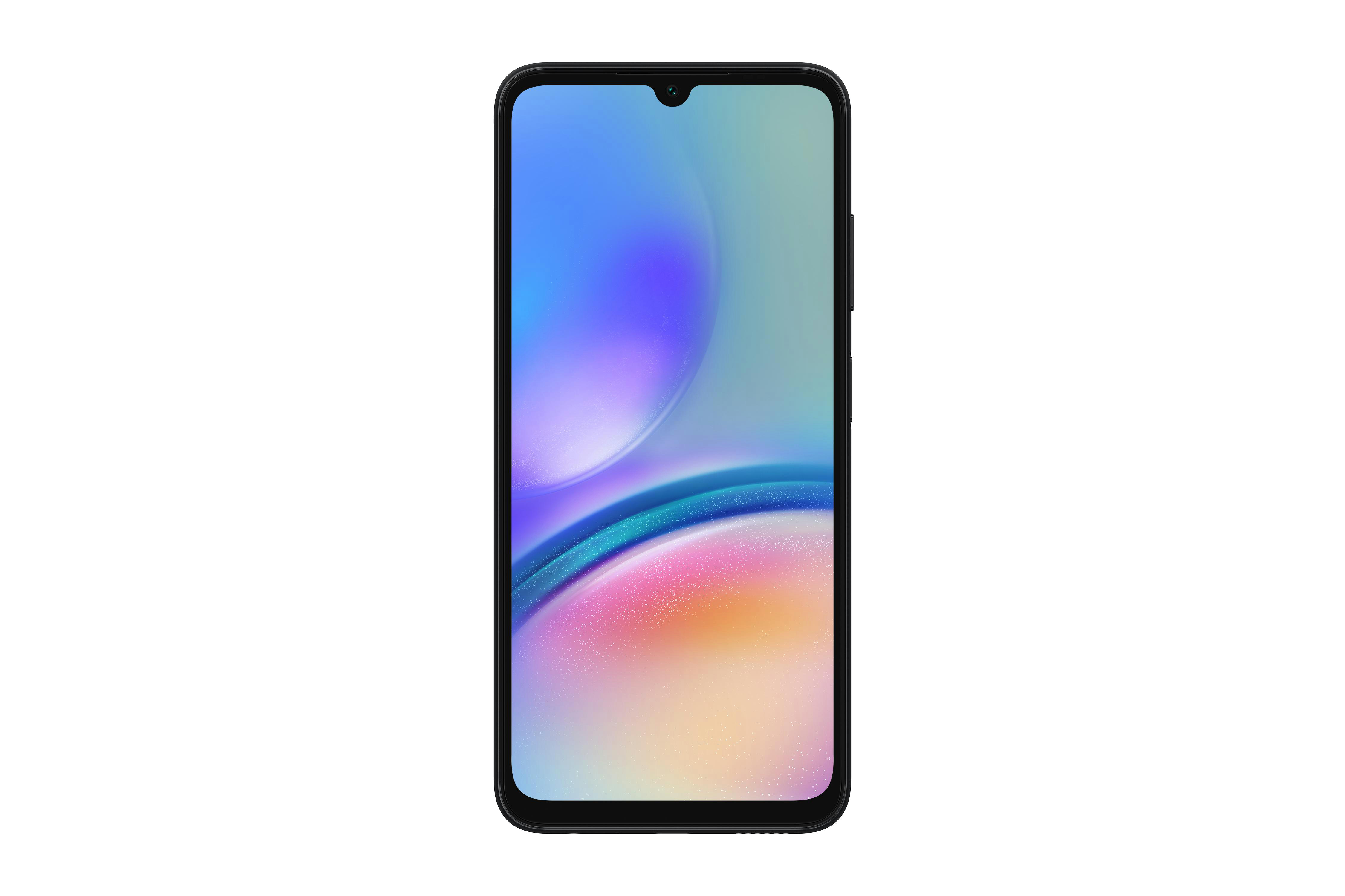 Vorderansicht eines Smartphones mit farbenfrohem Display.