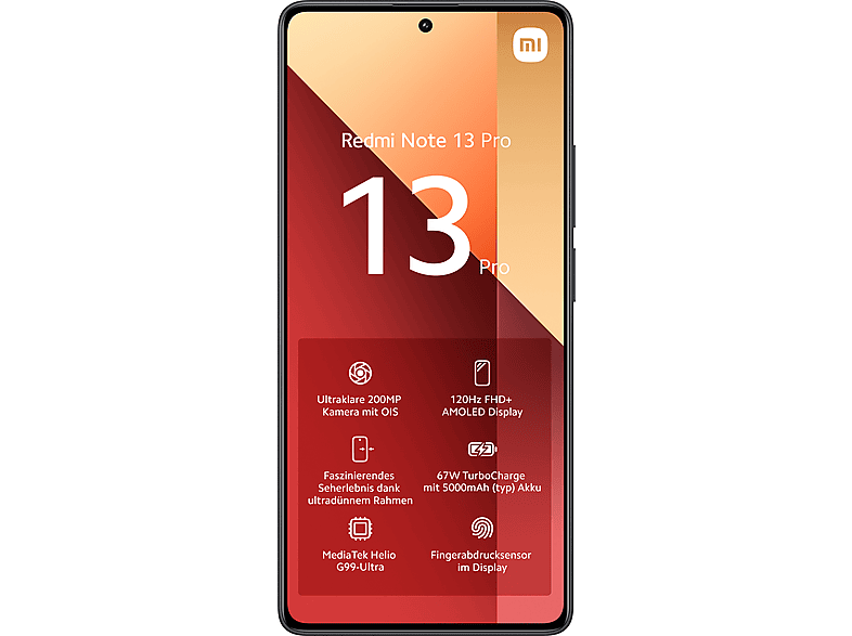XIAOMI Redmi Note 13 Pro 256GB, Midnight Black 256 GB, Black, Dual SIM