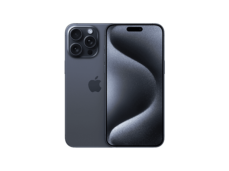 APPLE iPhone 15 Pro Max 256 GB, Titan Blau, Dual SIM