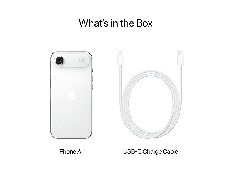 APPLE iPhone Air 1 TB, Cloud White