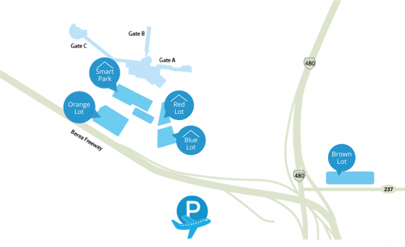 cleveland-hopkins-airport-parking-map