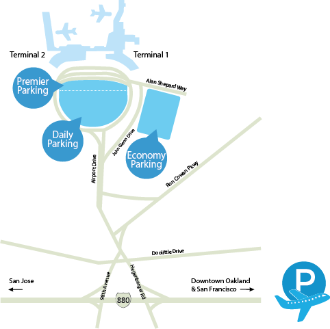 oakland-airport-parking-map