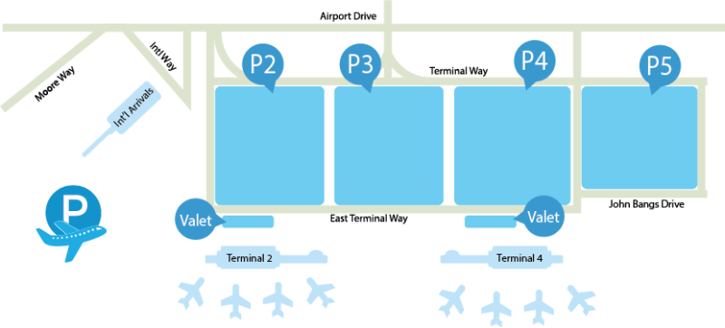 ontario-airport-parking-map