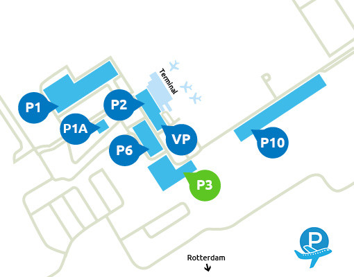 Airport-Rotterdam-parking-P3