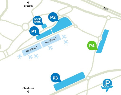 Plattegrond P4 Charleroi