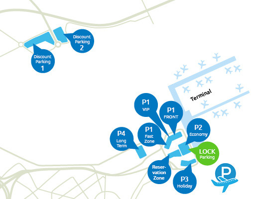 Plattegrond Lock Park Zaventem