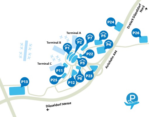 Parkeren Dusseldorf Airport Zonder Sleutel Afgeven www.vliegenenparkeren.nl