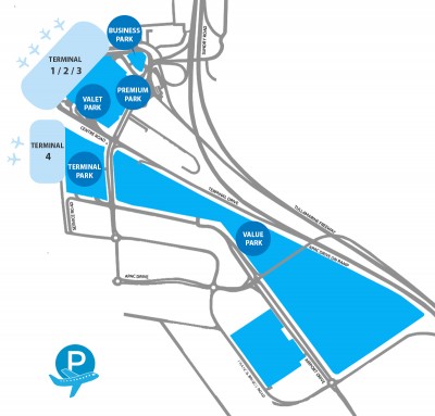 melbourne-airport-parking-map