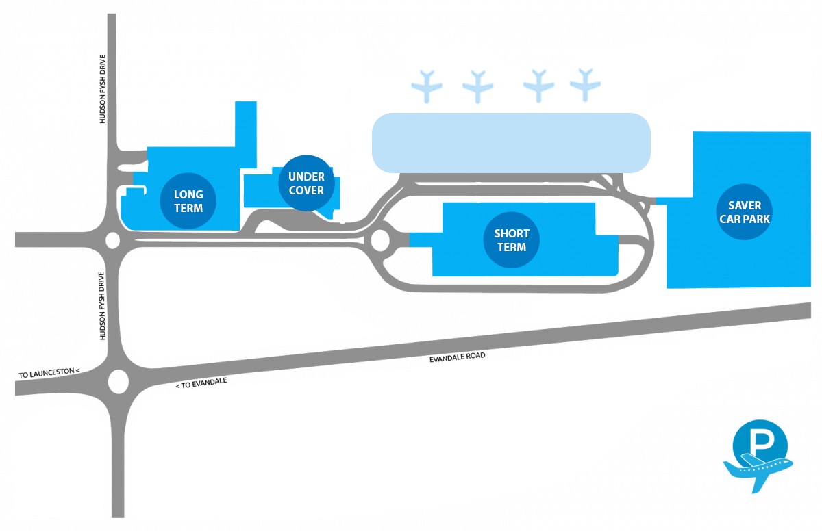 launceston-airport-parking-map