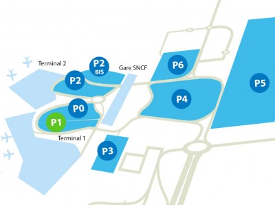 Airport parking Lyon - P1