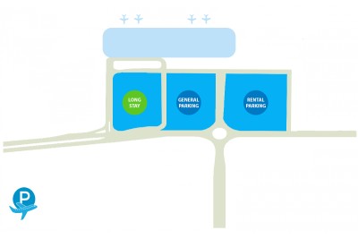 Ballina airport parking map - Long stay