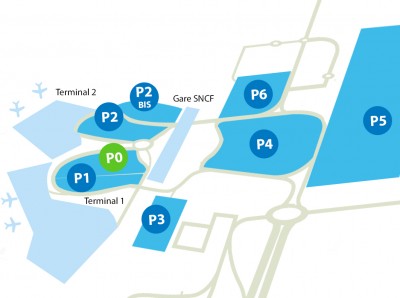 Airport parking Lyon - P0