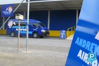 Andrews Airport Shuttle van