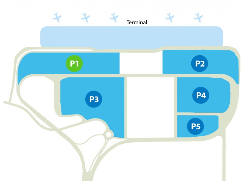 Map bremen airport - P1