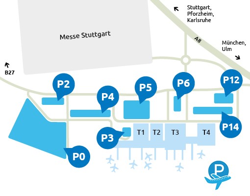 Flughafen-Stuttgart-parken-plan