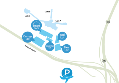 cleveland-airport-parking-map