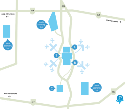 orlando-airport-parking-map