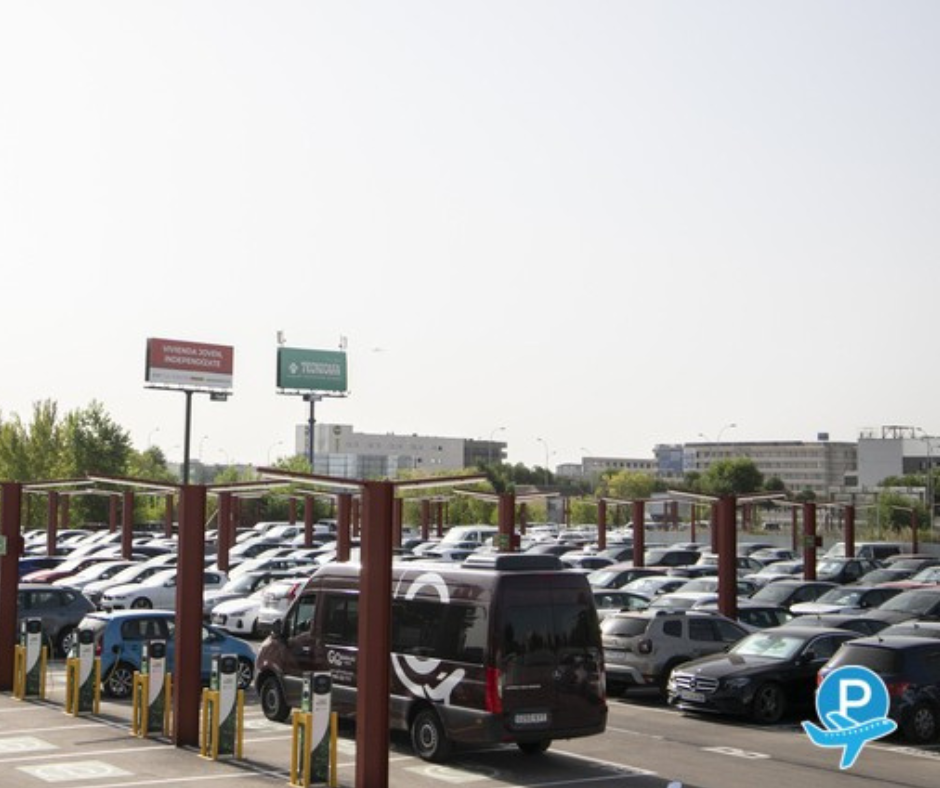 instalaciones del parking go barajas en el aeropuerto de madrid