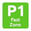 P1 Fast Zone Zaventem Airport