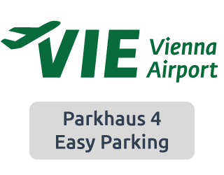 Logo Parkhaus 4 Flughafen Wien Easy Parking